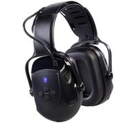 AGT cuffie, bluetooth: Cuffie protettive ricaricabili, Bluetooth 5.1, ingresso AUX (jack da 3,5 mm) (protezione udito con, per cantiere, sega)
