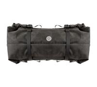 AGU Bikepacking Borsa da Manubrio Bici, Borsa per Bicicletta 17L da Fissare al Manubrio, Idrorepellente, Riflettente, Montaggio Semplice, 100% Poliestere Riciclato - Nero Riflettente