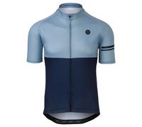 AGU Maglia Uomo Duo Essential Maniche corte Regular Fit 100% poliestere con tasche Celeste