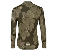 Agu Striped Flower Essential Long Sleeve Jersey Verde M Donna Forest Green