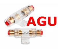 Agu Supporto di Sicurezza Dorato Auto Hifi Fase Finale 60A 12V
