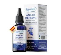 Agualab Blu di Metilene 1% | Soluzione Grado EP 100 ml, Alta Purezza 99% per Laboratorio | Flacone di Vetro Ambra con Dosatore | Uso Tecnico Professionale