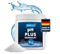 AGUALEVE® Granulato pH Plus, 1 kg, solleva il pH in modo preciso, per piscine, vasche idromassaggio di qualsiasi tipo e dimensione, qualità di marca Made in Germany, testato con nota 1,2