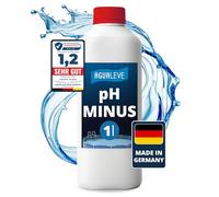 AGUALEVE® pH Minus 1 L | riduce il valore del pH con precisione | per piscine, fuori terra e idromassaggi | qualità Made in Germany | testato 1,2