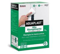 Aguaplast Alto Riempimento polvere, stucco per interni in alti spessori. 10 cm di spessore in mano unica. 4kg