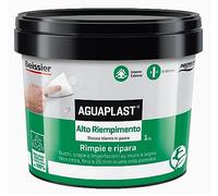 Aguaplast Alto Riempimento, stucco in pasta alti riempimenti su muro e legno, rinforzato con fibre, riempie fino a 2cm senza ritiri - 1kg