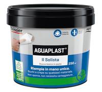 Aguaplast Il Solista, stucco leggero per riempire crepe e buchi in mano unica senza ritiro. Essicazione rapida 250ml