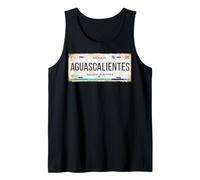 Aguascalientes México License Plate Mexican Travel Vacation Canotta