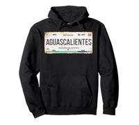 Aguascalientes México License Plate Mexican Travel Vacation Felpa con Cappuccio