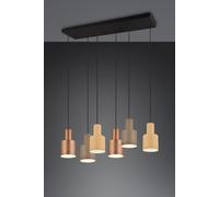 TRIO Leuchten Agudo lampada a sospensione E27 6 x 40 W La: 85 P: 27 cm, 319400617, Agudo [Lampade per Interni > Lampade a Sospensione]