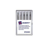Aguja di ricambio Avery NTGS005 set 5 pezzi colore grigio