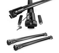 AGURI Prestige II | Compatibile con Ford Kuga 2008-2012 | Portapacchi, barre portatutto | Per trasportare una scatola da tetto, un portabagagli per biciclette, una scala | Alluminio