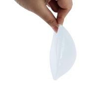 AGUTALITHIC Forme Mammarie Trasparenti Seno in Silicone Autoadesive Protesi per Mastectomia Tette Finte a Triangolo Autoaderenti Tamponi per Reggiseno Concavi(250g/Piece, Clear)