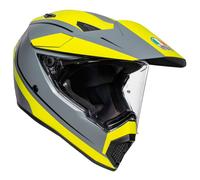 AGV AGV - Casco AX9 Pacific Road Matt Grigio / Giallo Fluo / Nero XS