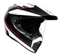 AGV AGV - Casco AX9 Pacific Road Matt Nero / Bianco / Rosso XS
