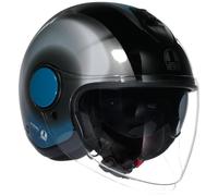 AGV Eteres Levanto, casco jet S male Nero/Argento/Blu