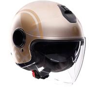 AGV Eteres Sirolo Casco Jet, bianco-oro, taglia L per maschi