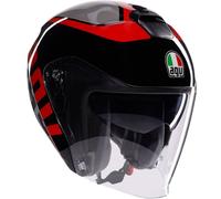 AGV AGV - Casco Irides Valenza Matt Grigio / Nero / Rosso XXL