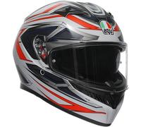 AGV AGV - Casco K3 E2206 MPLK Space Matt Bianco / Rosso Fluo L
