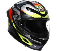 AGV AGV - Casco K6-S Erazer Nero / Rosso / Giallo Fluo XS