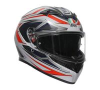 Agv casco integrale K-3 E2206 MPLK Space - Matt White/Red Fluo M