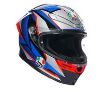 Agv casco integrale K6 S E2206 Slashcut - Black Blue Red S