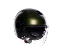 AGV Casco Jet ETERES AGV E2206 ANDORA Verde Opaco/Nero