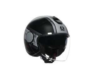 Agv casco jet Eteres E2206 Mondello - Nero Grigio opaco L