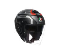 Agv casco jet Irides E2206 Zurigo - Nero opaco Grigio M