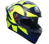 AGV K-1 S Soleluna 2018 Casco, blu-giallo, taglia S per maschi