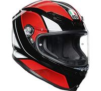 AGV CASCO K6 ECE MULTI MPLK HYPHEN BLACK/RED/WHITE MS