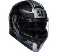 Casco Moto Modulare AGV Streetmodular E2206 Ledro Matt Black/Grey Nero opaco