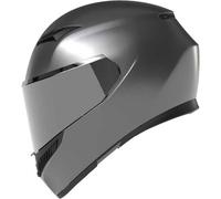 AGV - K3 E2206 MPLK, Casco Moto Integrale ECE con Spoiler e Visiera Antigraffio Anti UV, con Predisposizione Interfono, Mono Matt Luna Grey, Unisex, M
