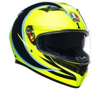 AGV K3 Rossi WT Phillip Island 2005 Casco, giallo/nero, Taglia XXL (63/64)