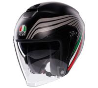 AGV Irides Bologna Casco Jet, nero-grigio, taglia S per maschi