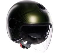 AGV Eteres Andora Casco Jet, nero-verde, taglia S per maschi
