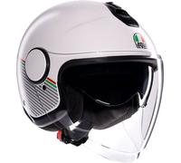 AGV Eteres Capoliveri, casco jet S female Opaco Bianco/Grigio/Rosso/Verde