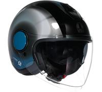 AGV Eteres Levanto, casco jet L male Nero/Argento/Blu