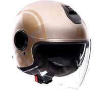 Casco da bici da moto jet AGV Eteres Beige M (57/58 cm)
