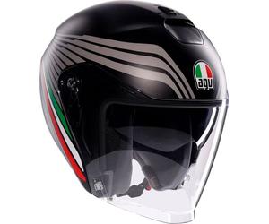AGV Irides Bologna, casco jet XL female Opaco Nero/Grigio/Rosso/Verde