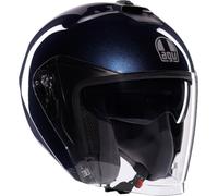 AGV Irides Mono Casco Jet, blu, taglia M per maschi