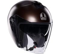 AGV Irides Mono Casco Jet, marrone, taglia S per maschi
