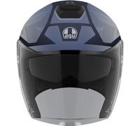 AGV Irides Trieste Casco Jet, grigio/blu, Taglia XL (61/62)