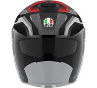 AGV Irides Zurigo Casco Jet, nero opaco/grigio, XL (61/62)