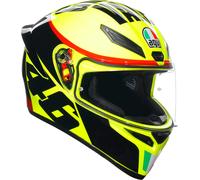 AGV K-1 S Grazie Vale Casco, nero-giallo, taglia M per maschi