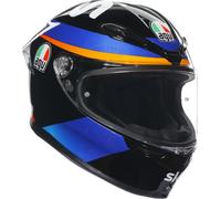AGV K-6 S Marini Sky Racing Team 2021 Casco, nero/blu, Taglia XXL (63/64)