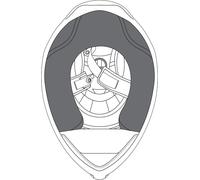 AGV K1/K1 S, guanciali S male Nero