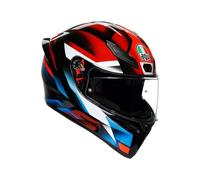 AGV K1 S Fastlap Casco Moto Sportivo Nero Rosso Blu Casco Moto XXL