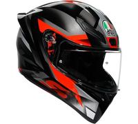 AGV K1 S Fastlap Nero Grigio Rosso Casco Moto Sportivo, XS