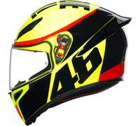 AGV K1 S Grazie Vale, casco integrale L male Nero/Giallo Fluo/Rosso